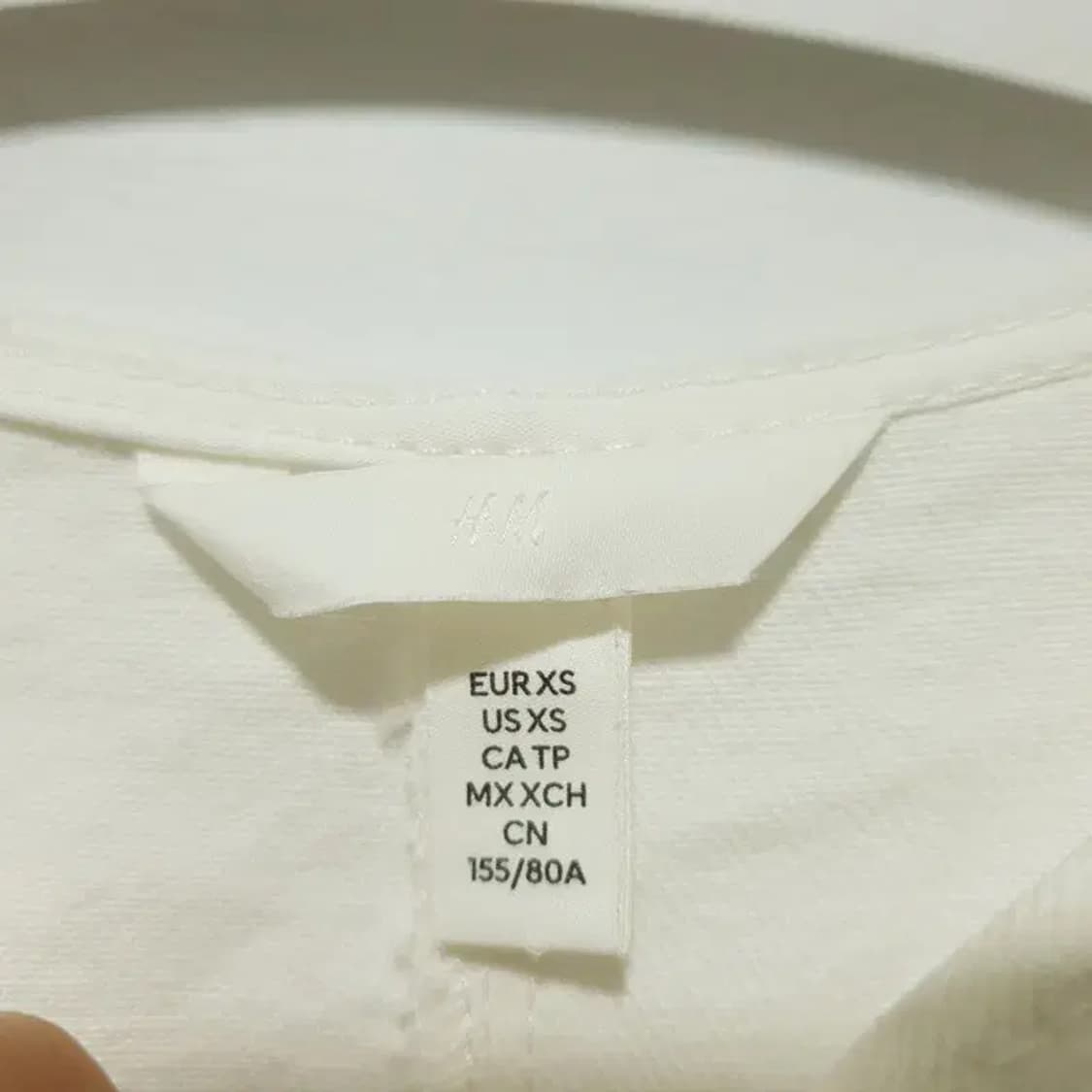 H&M 풀오버 트윌 블라우스 XS_M1007 상품이미지7