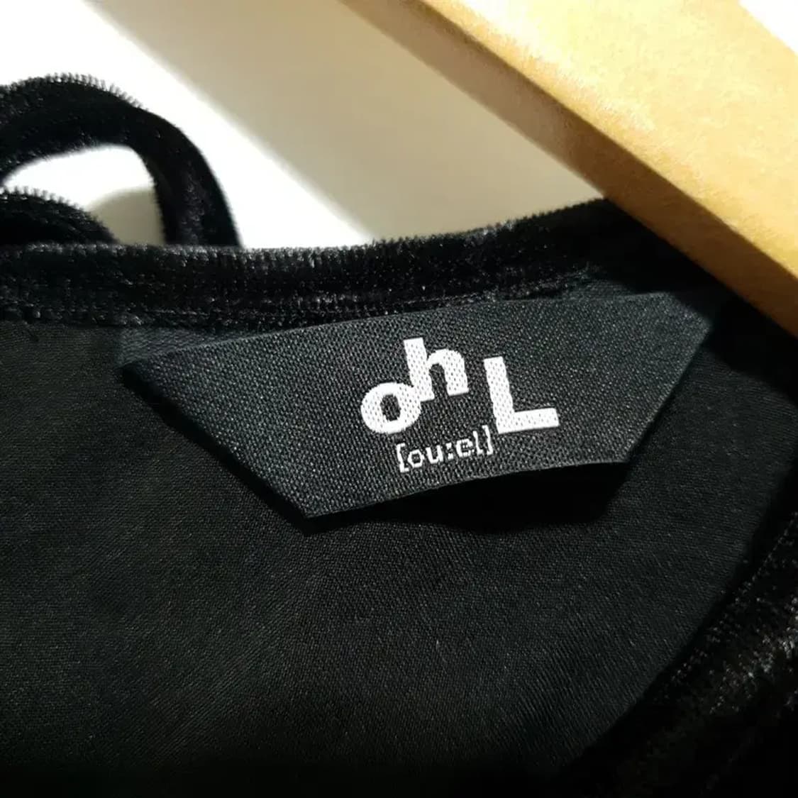 OUEL 오앨 레이스 퍼프 벨벳 블라우스 F_S1025 상품이미지7