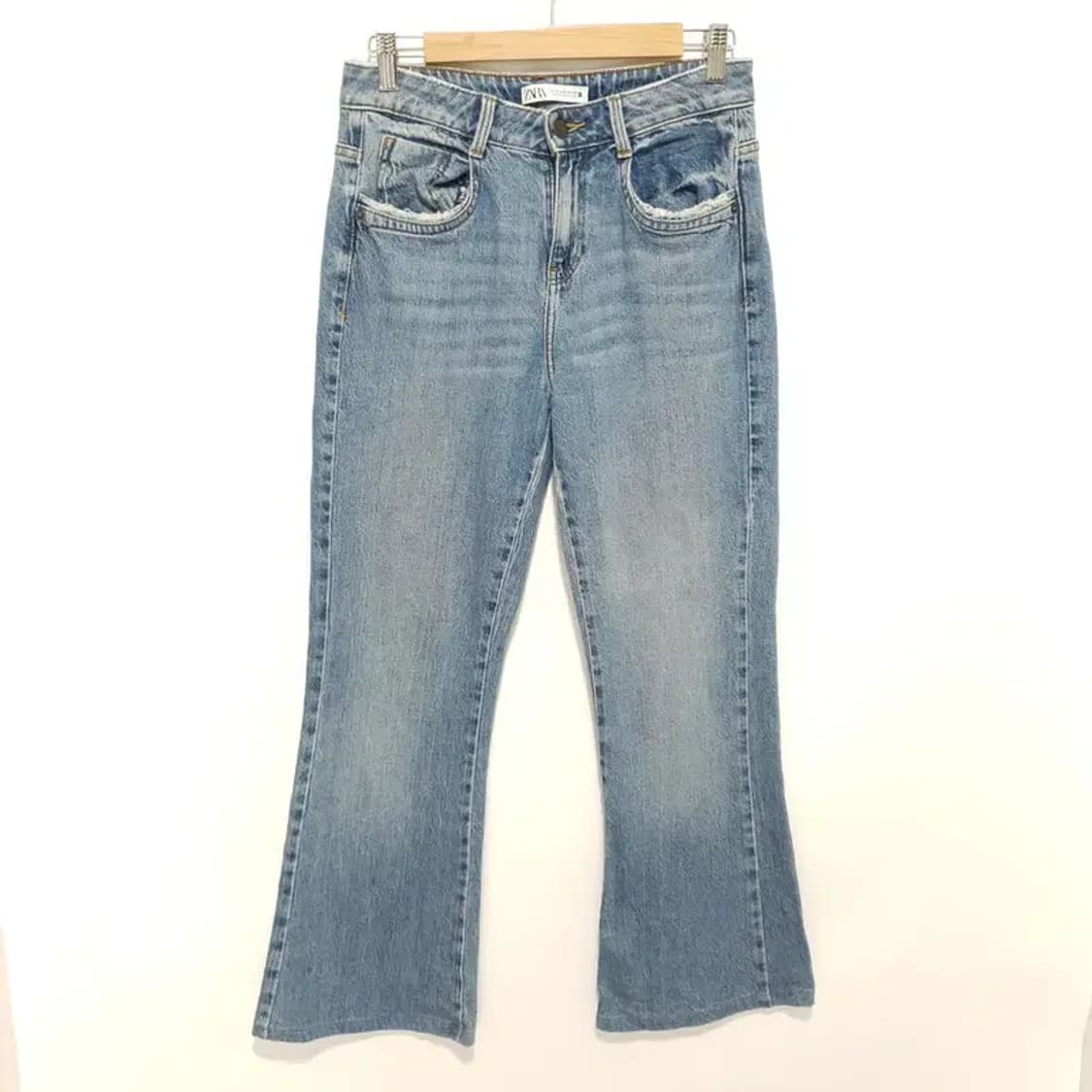 자라 빈티지 부츠컷 데님 팬츠 EUR 38_M1023 상품이미지1