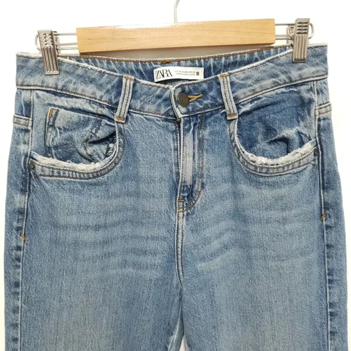 자라 빈티지 부츠컷 데님 팬츠 EUR 38_M1023 상품이미지2