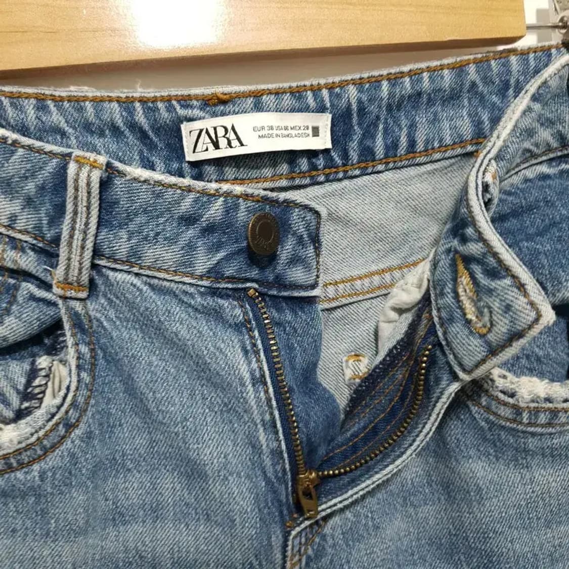 자라 빈티지 부츠컷 데님 팬츠 EUR 38_M1023 상품이미지7