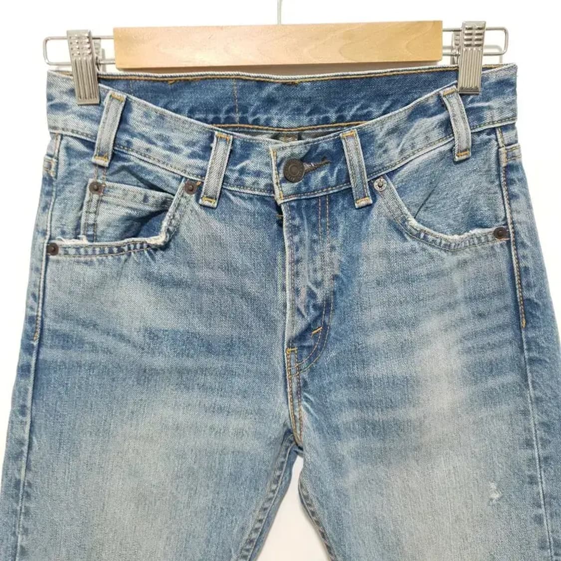 리바이스505 C 여성 오랜지탭 데님 팬츠 24_M1026 상품이미지2