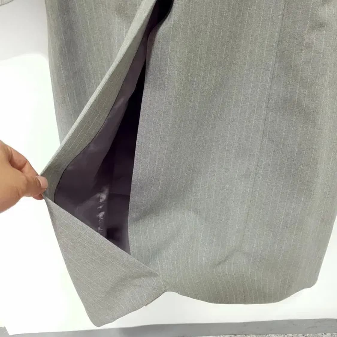 ORR 오르 노카라 스트라이프 롱 자켓 M_M1038 상품이미지8