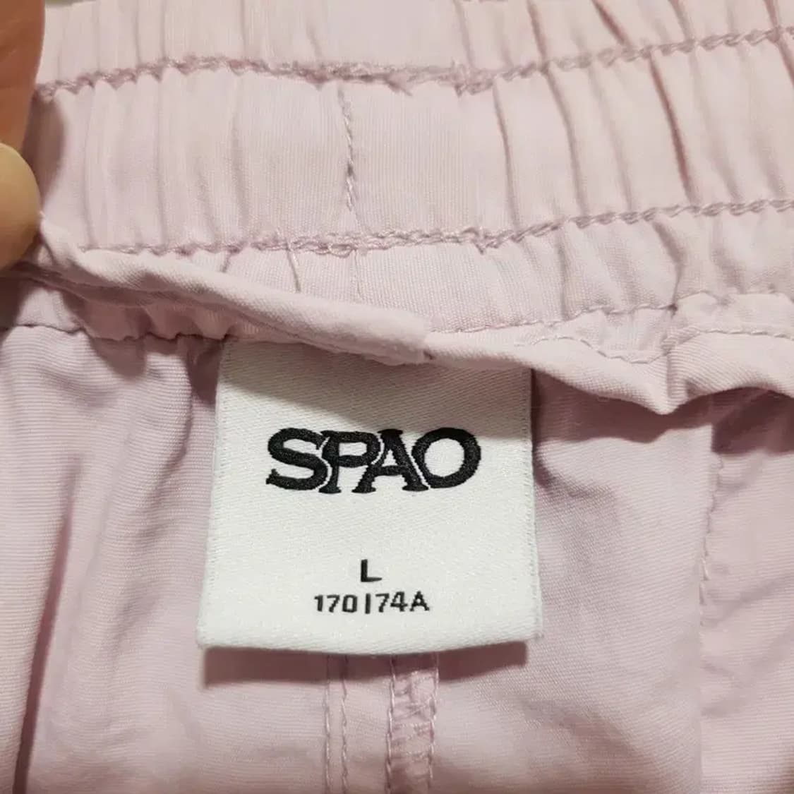 스파오 나일론 카고 와이드 스트링 조거 팬츠 L_S1060 상품이미지6