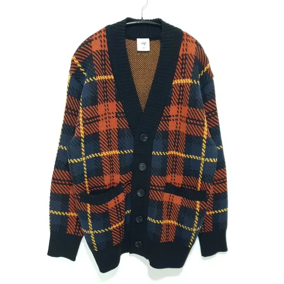 클리프웨어 오버핏 체크 가디건 F_W0249 상품이미지1