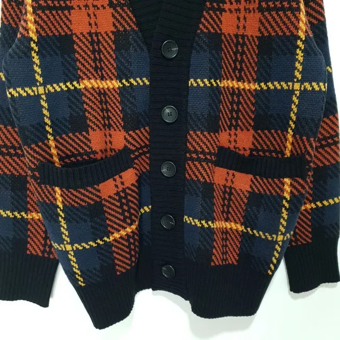 클리프웨어 오버핏 체크 가디건 F_W0249 상품이미지3