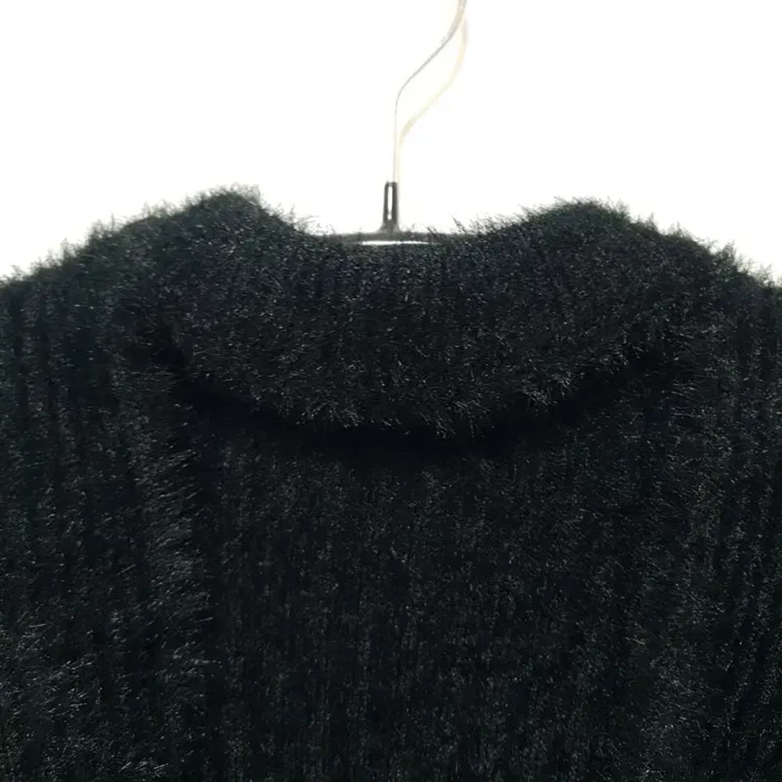 앙고라 초커 크롭 니트 F_W0256 상품이미지2