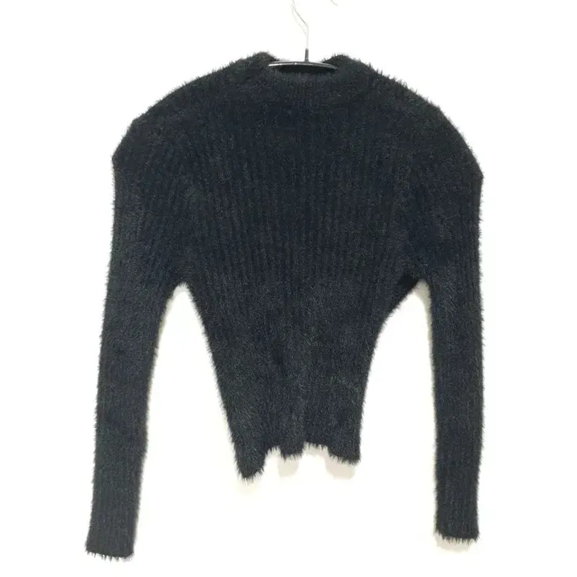 앙고라 초커 크롭 니트 F_W0256 상품이미지5