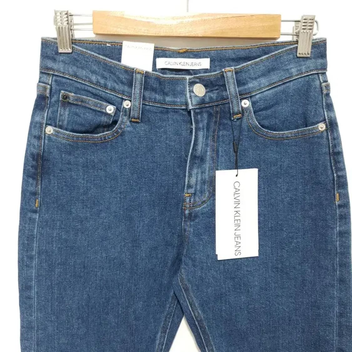 캘빈클라인 미드라이즈 슬림핏 크롭 데님 팬츠  28_M1046 상품이미지2