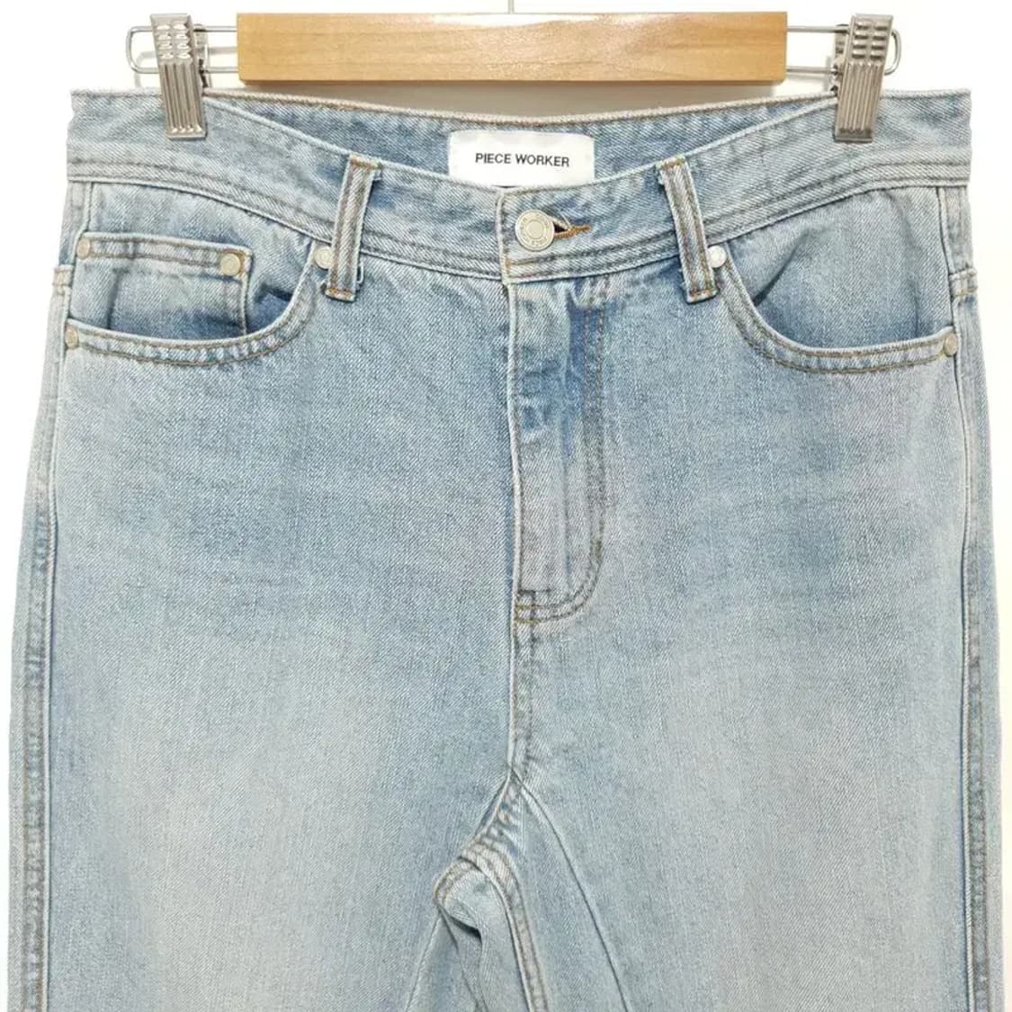 피스워커 사이드 슬립 뉴 와이드 데님 팬츠 S 78_M1049 상품이미지2