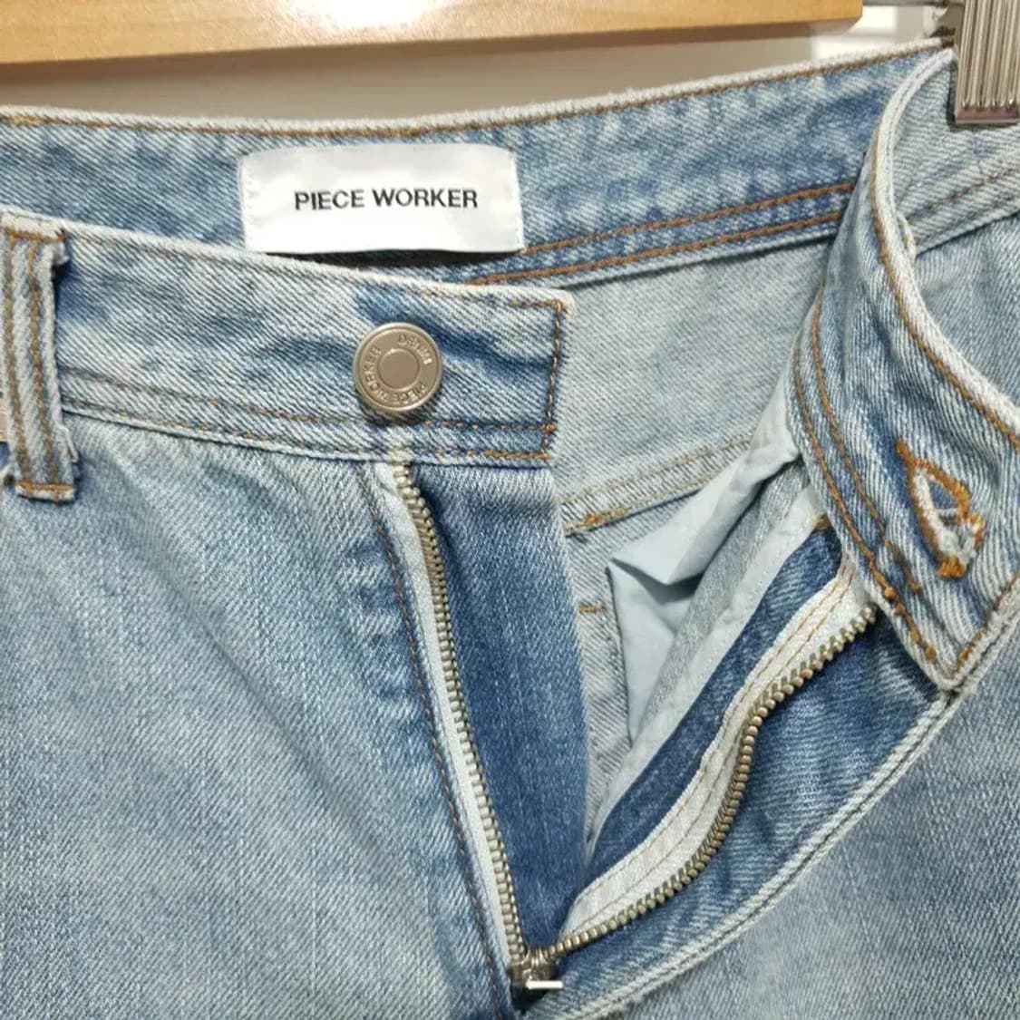 피스워커 사이드 슬립 뉴 와이드 데님 팬츠 S 78_M1049 상품이미지6