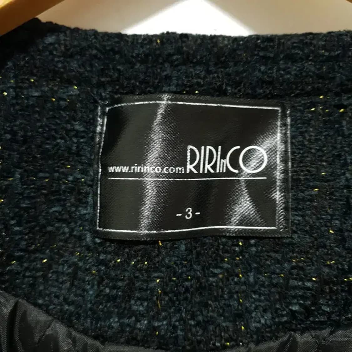 리리앤코 트위드 논버튼 누빔 자켓 3_M1041 상품이미지7