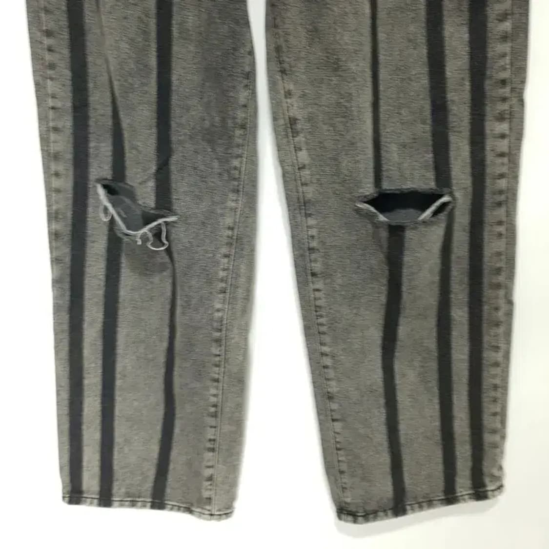 여성 스트라이프 워싱 데님 팬츠 M 27_M1047 상품이미지4