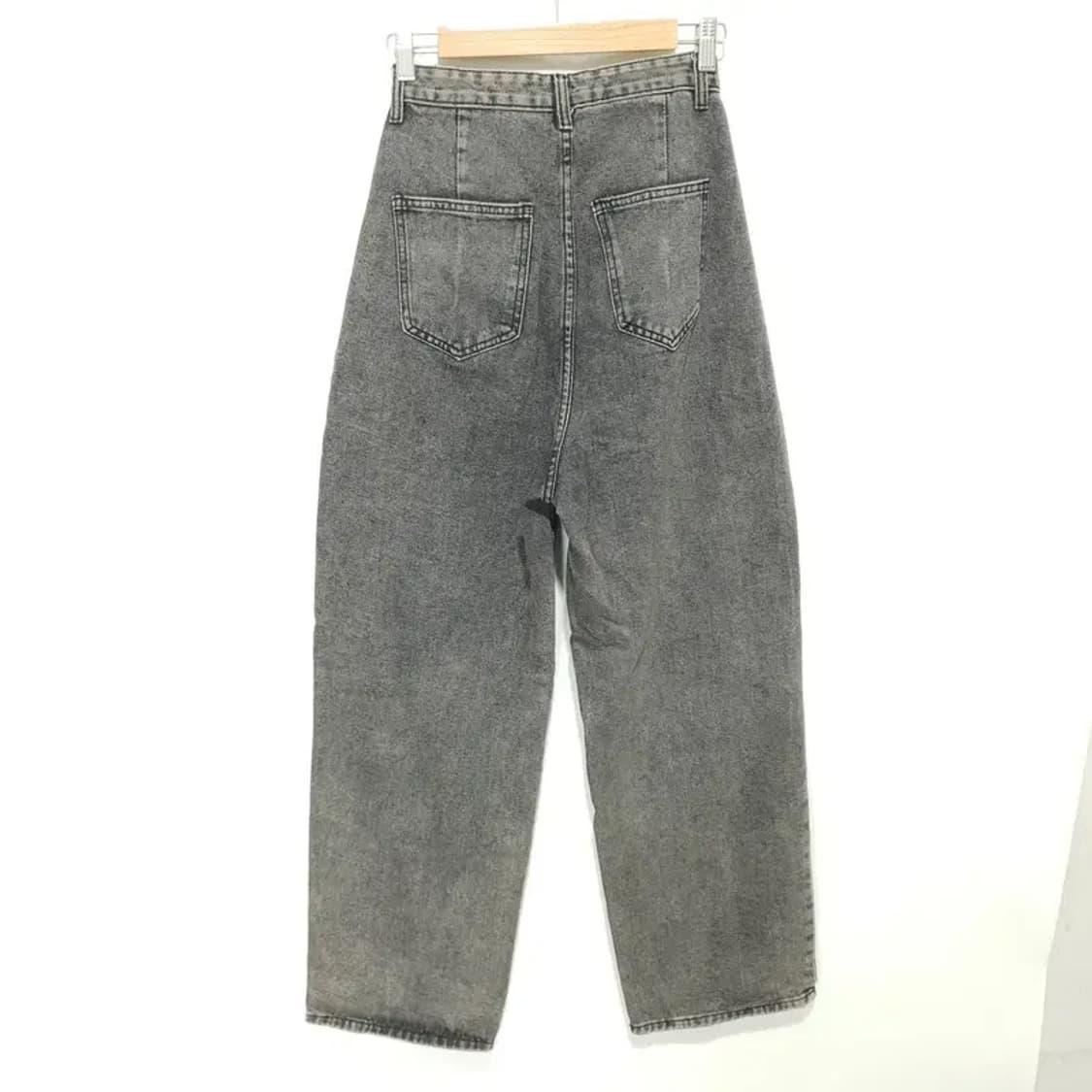 여성 스트라이프 워싱 데님 팬츠 M 27_M1047 상품이미지5