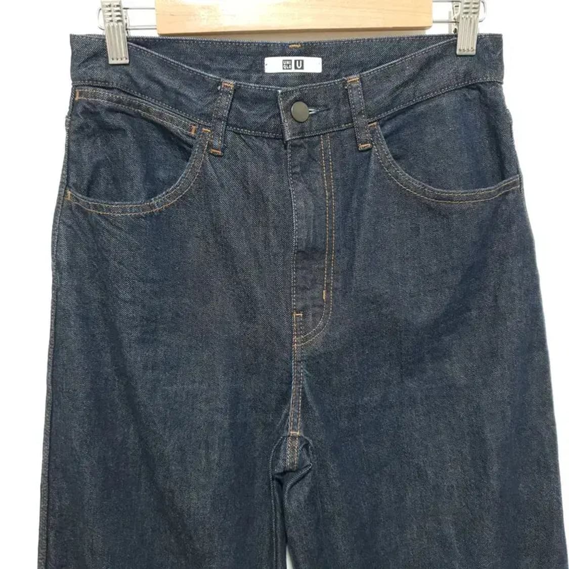 유니클로 U 와이드 커브드진 데님 팬츠 26_M1064 상품이미지2
