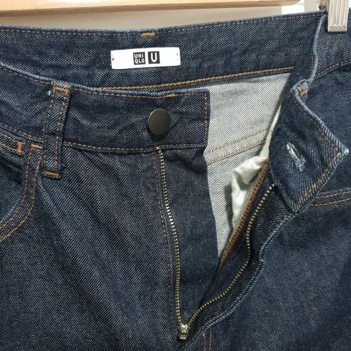 유니클로 U 와이드 커브드진 데님 팬츠 26_M1064 상품이미지5