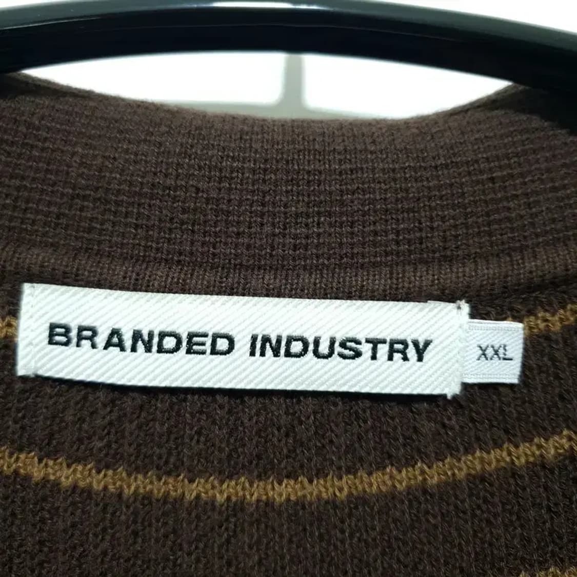 브랜디드 스트라이프 반팔 니트  XXL_S1064 상품이미지6