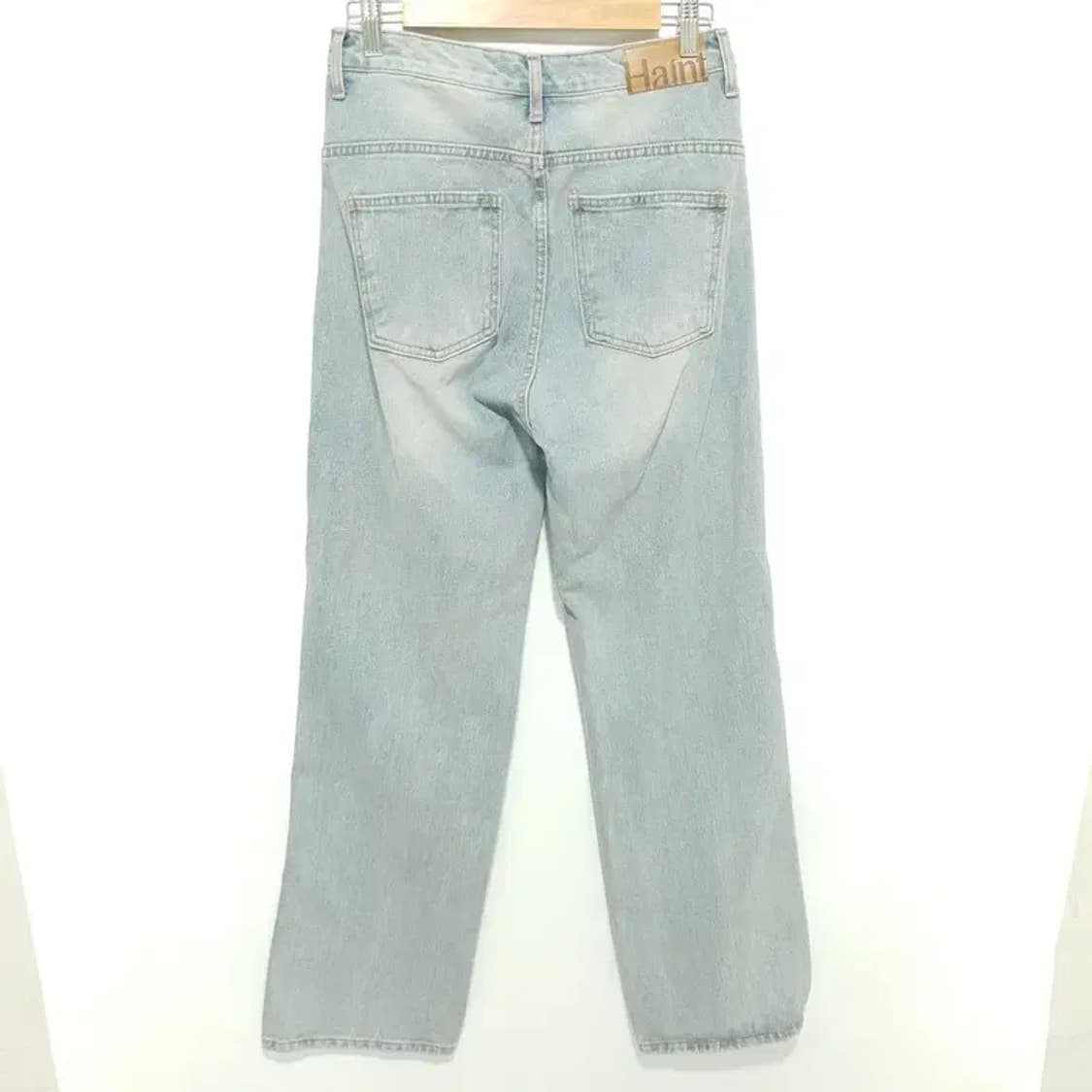 헤인트 여성 더블 스티치 롱 와디드 데님 팬츠 71 M_M1065 상품이미지4