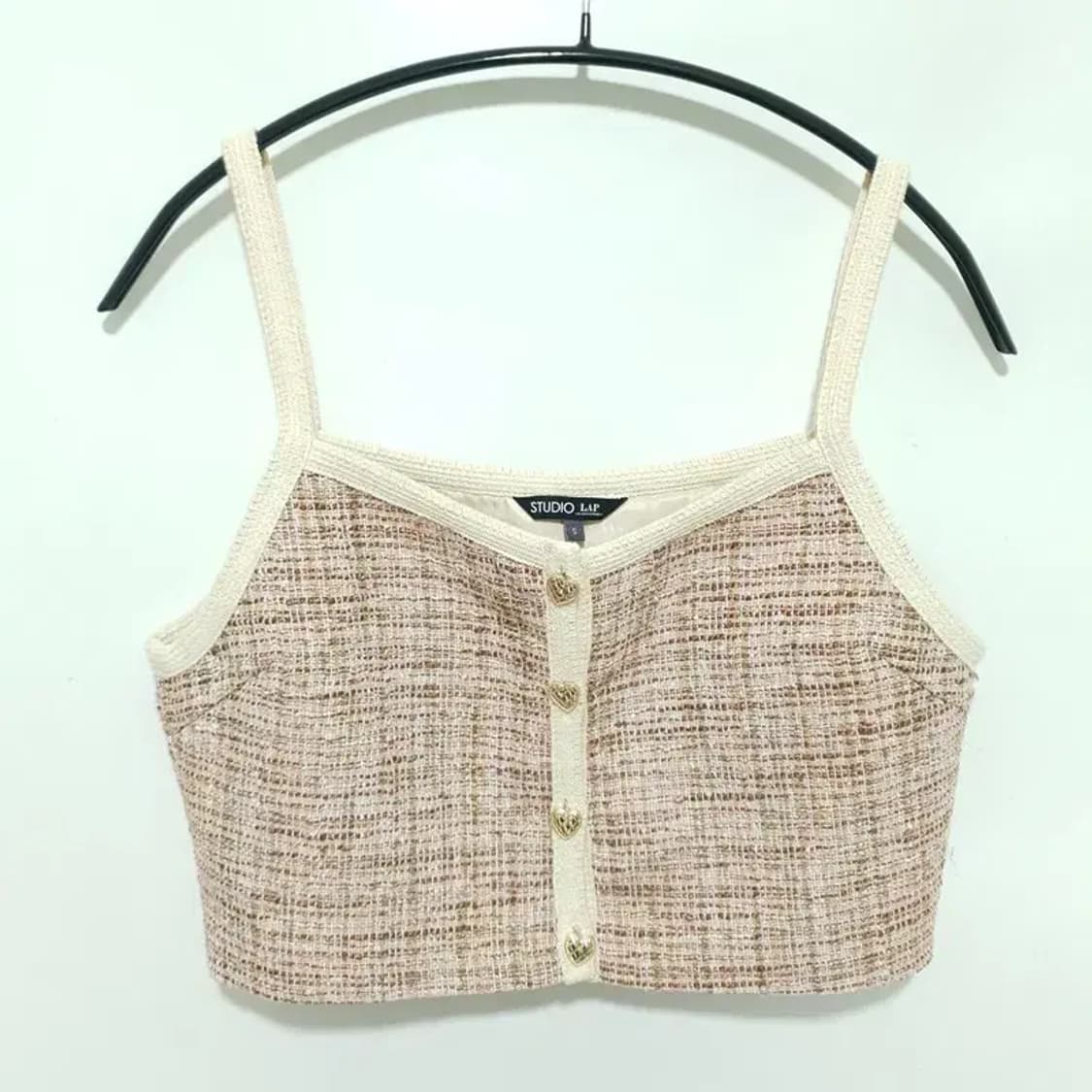 LAB 트위드 크롭 뷔스티에 S_S1068 상품이미지1