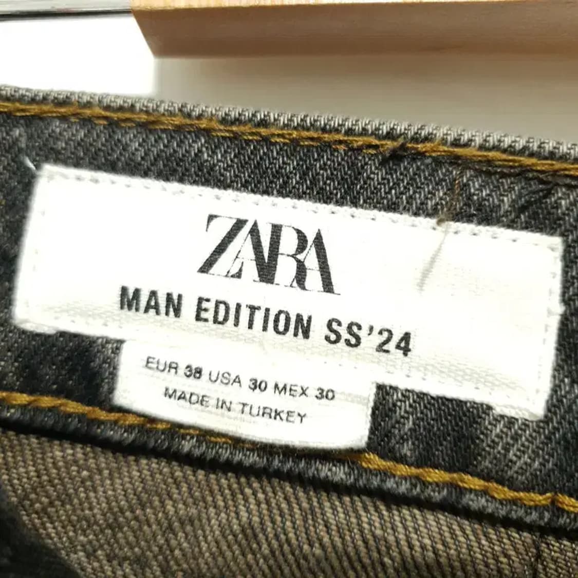 자라 맨 데님 팬츠 EUR 38_M1073 상품이미지7