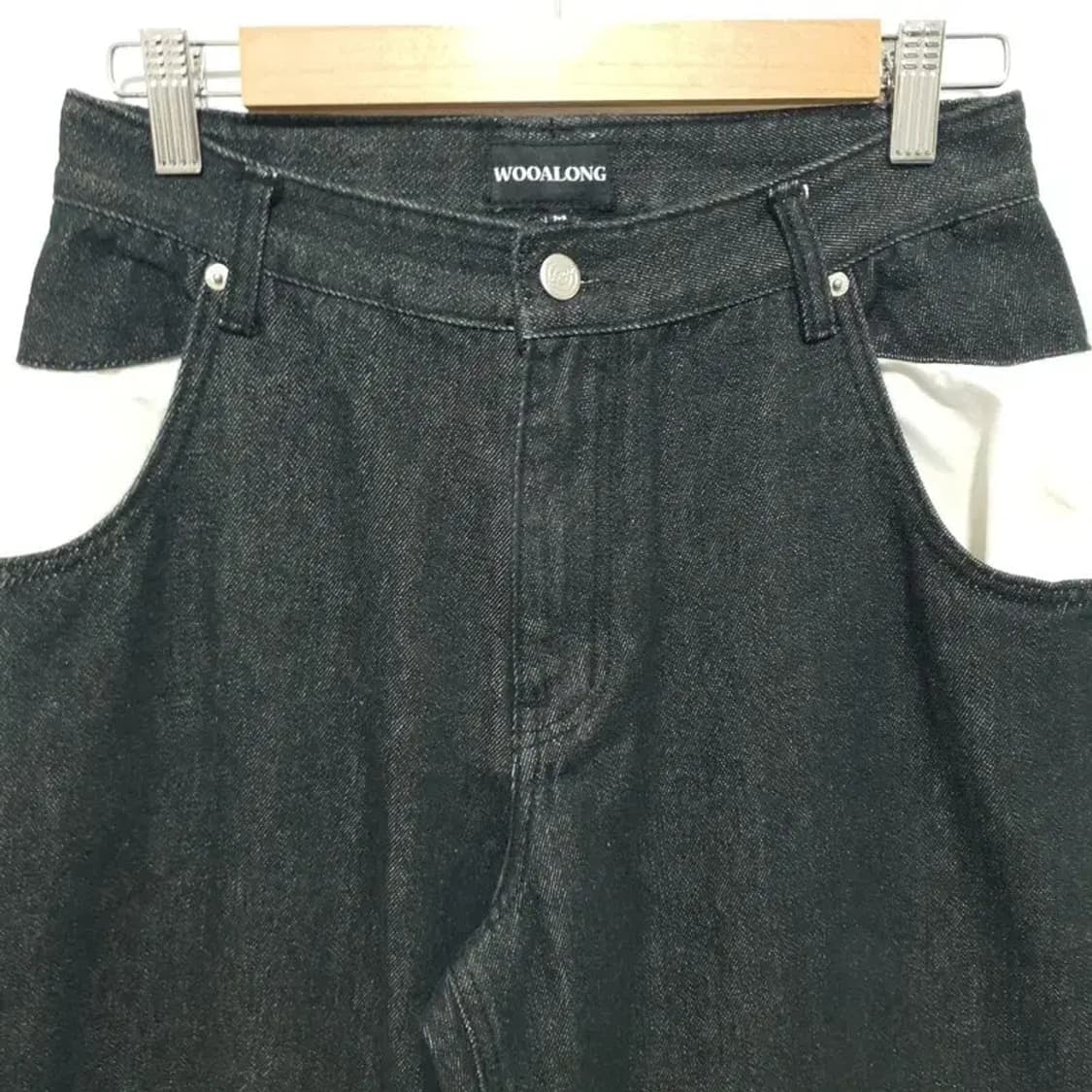 우알롱 데님 와이드 팬츠 M_M1070 상품이미지2