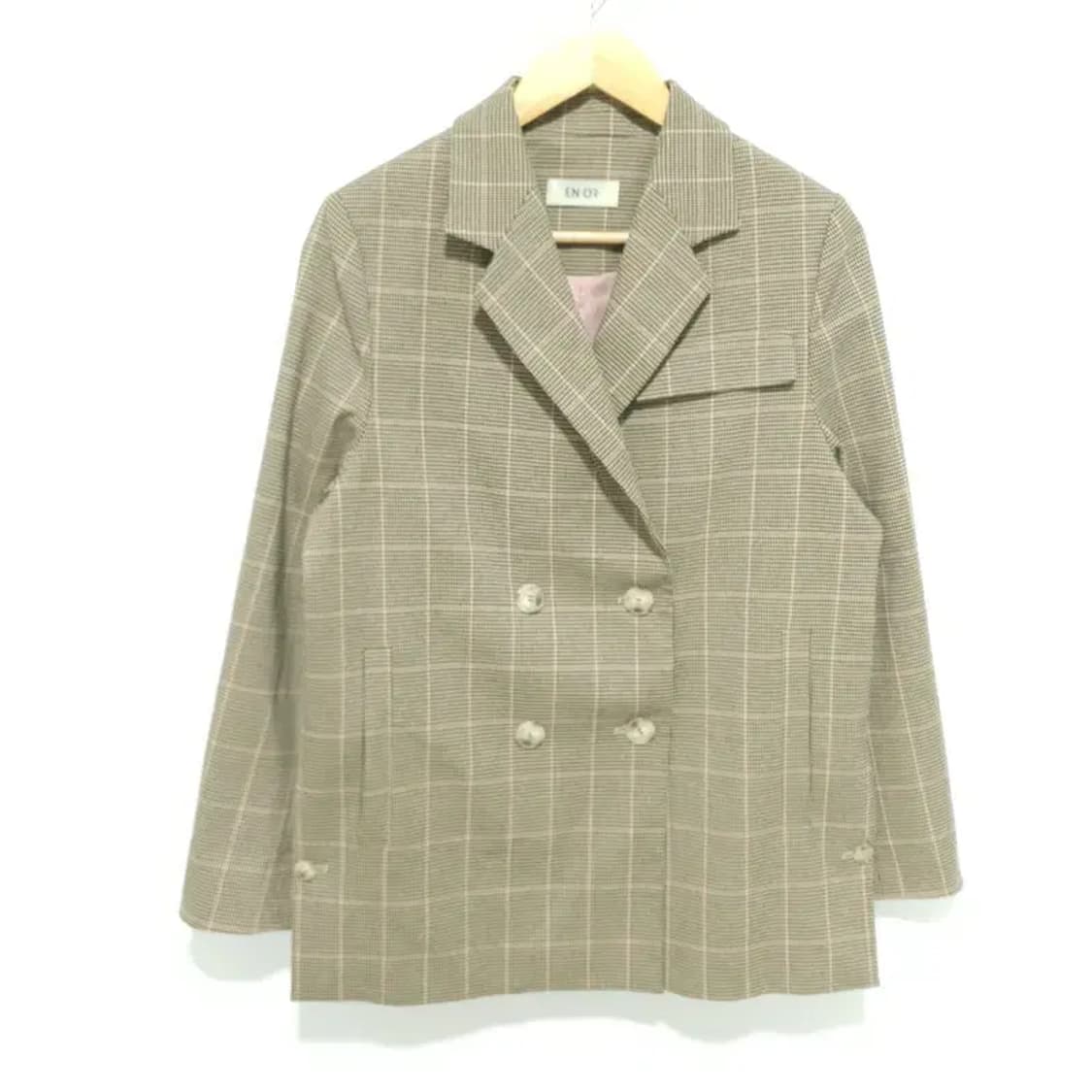 엔오르 여성 체크 자켓 F_M1085 상품이미지1