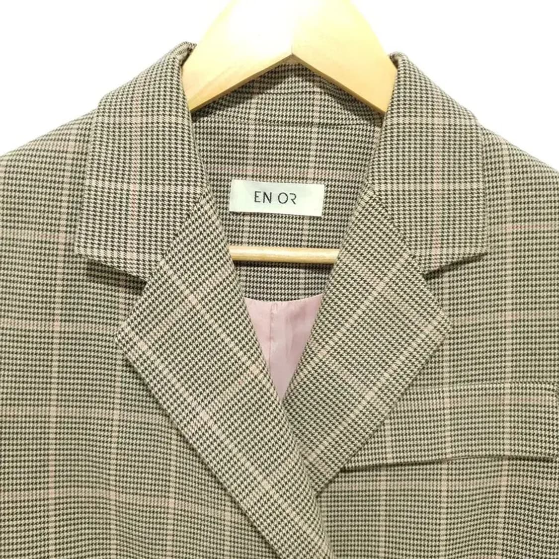 엔오르 여성 체크 자켓 F_M1085 상품이미지2