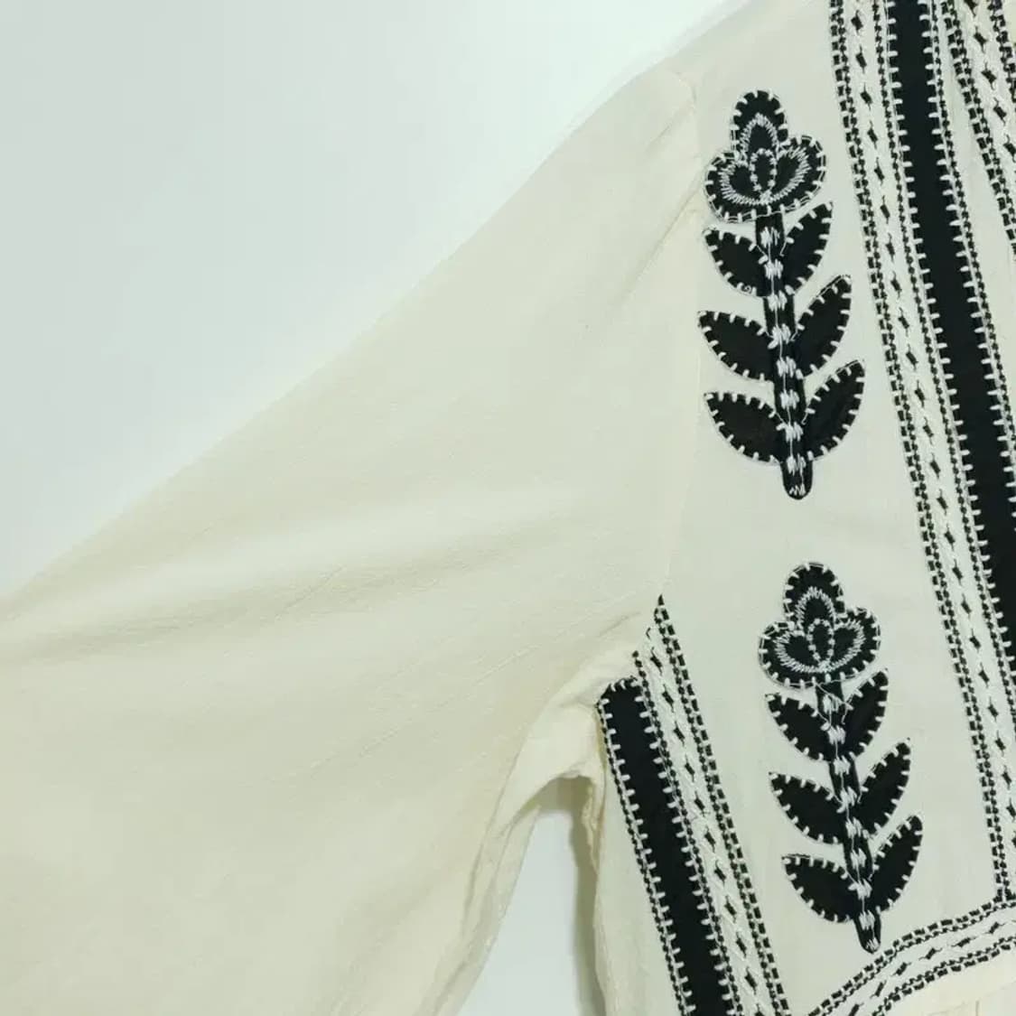 자라 브이넥 에스닉 원피스 M_M1095 상품이미지4