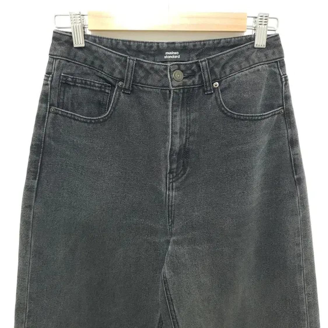 무탠다드 여성 와이드 데님 팬츠 26_M1101 상품이미지2