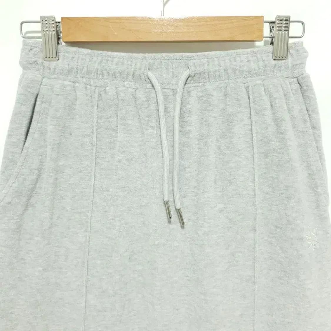 제너럴아이디어 밴딩 벨로아 롱 스커트 S_M1098 상품이미지2