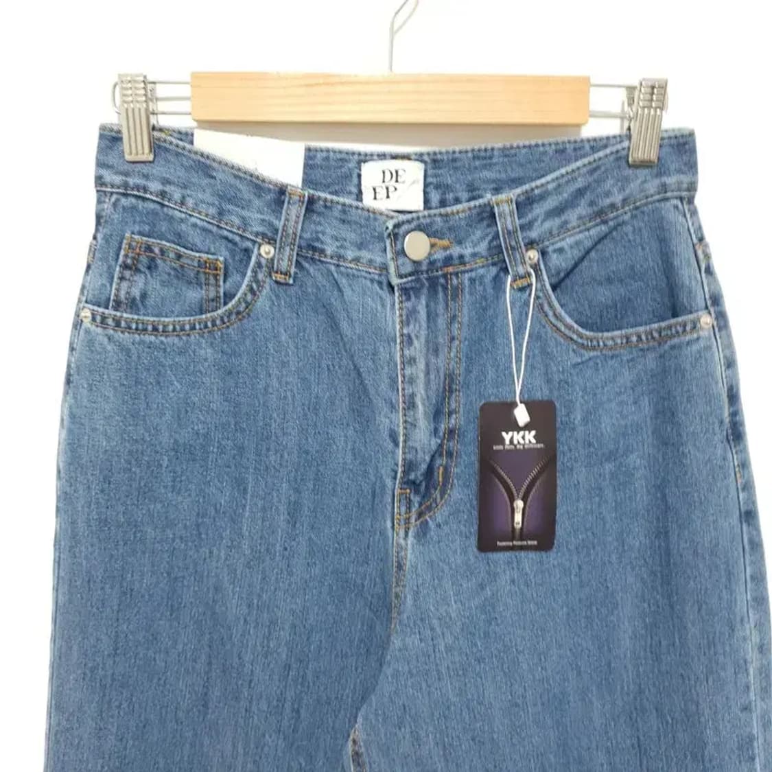DEEP 여성 와이드 데님 팬츠 M_M1103 상품이미지2