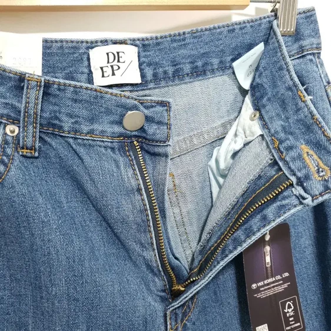 DEEP 여성 와이드 데님 팬츠 M_M1103 상품이미지5