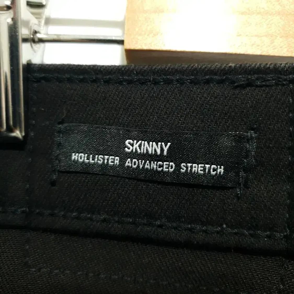 홀리스터 남성 스키니핏 블랙 진 34_M1111 상품이미지10