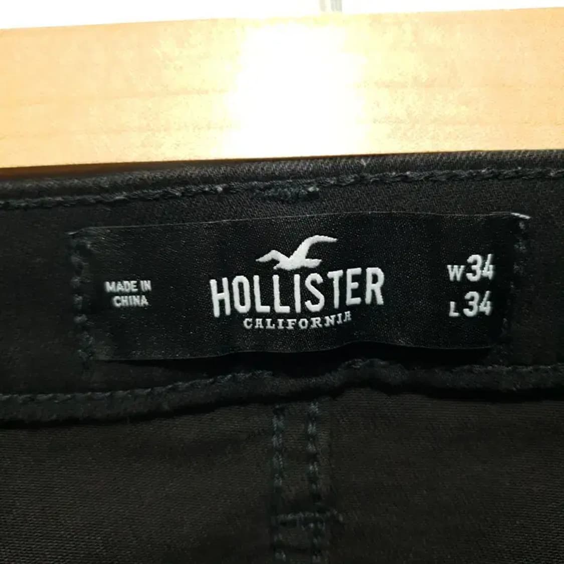 홀리스터 남성 스키니핏 블랙 진 34_M1111 상품이미지9