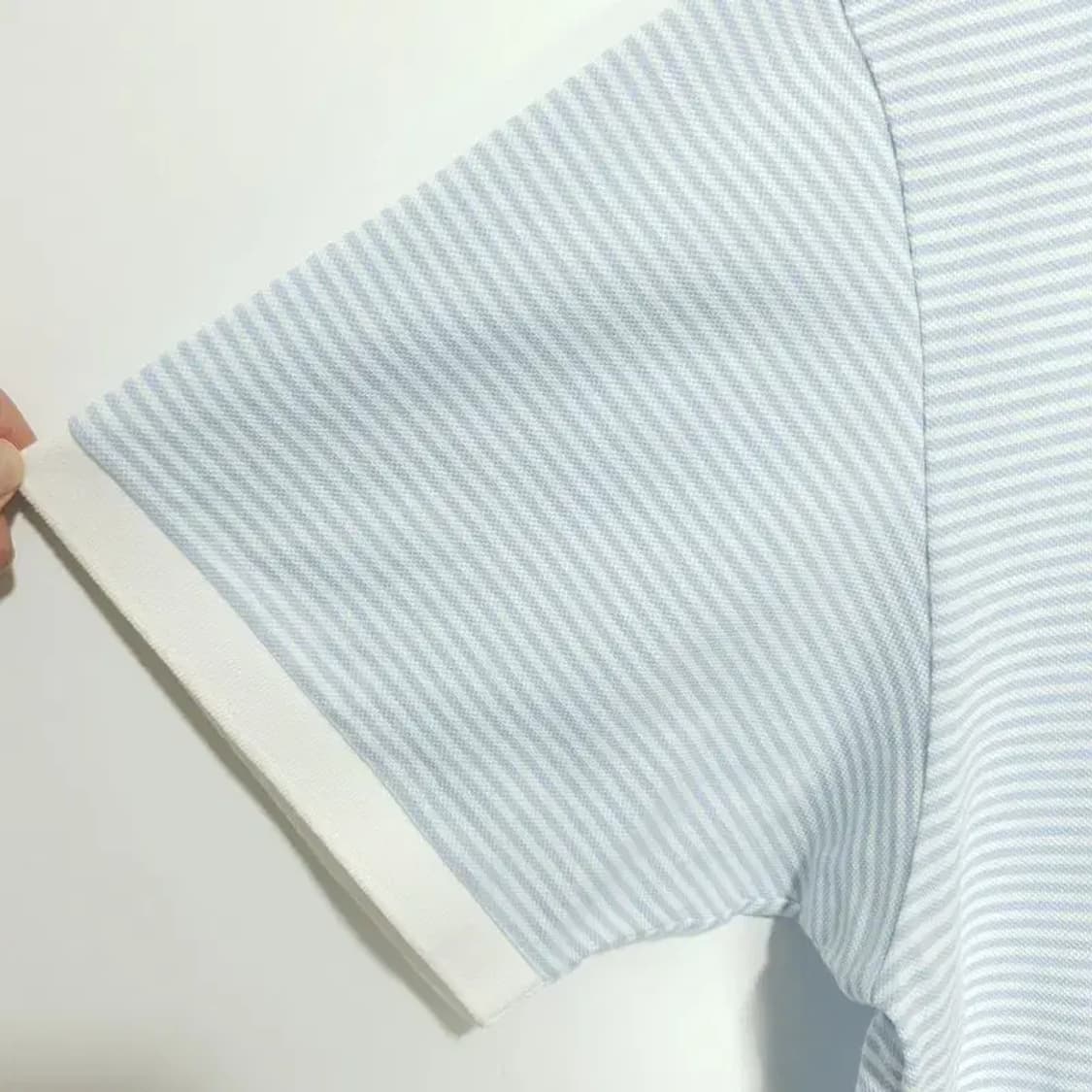 유니클로 JW앤더슨 스트라이프 반팔 카라티 3XL_S1077 상품이미지3