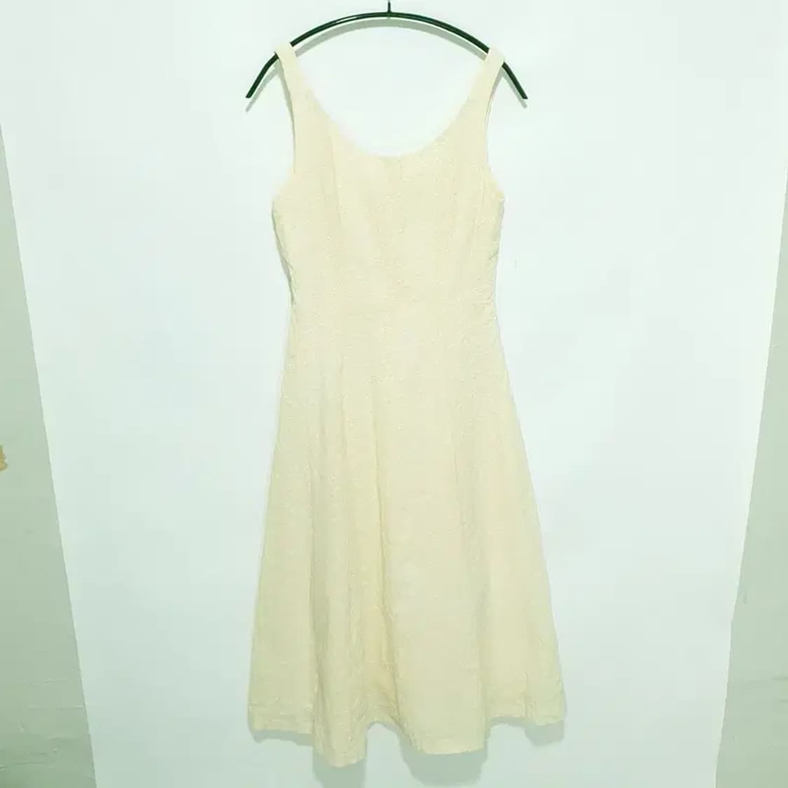 민소매 플라워 자수 롱 원피스 F_S1090 상품이미지1