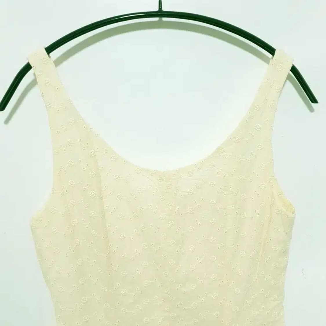 민소매 플라워 자수 롱 원피스 F_S1090 상품이미지2