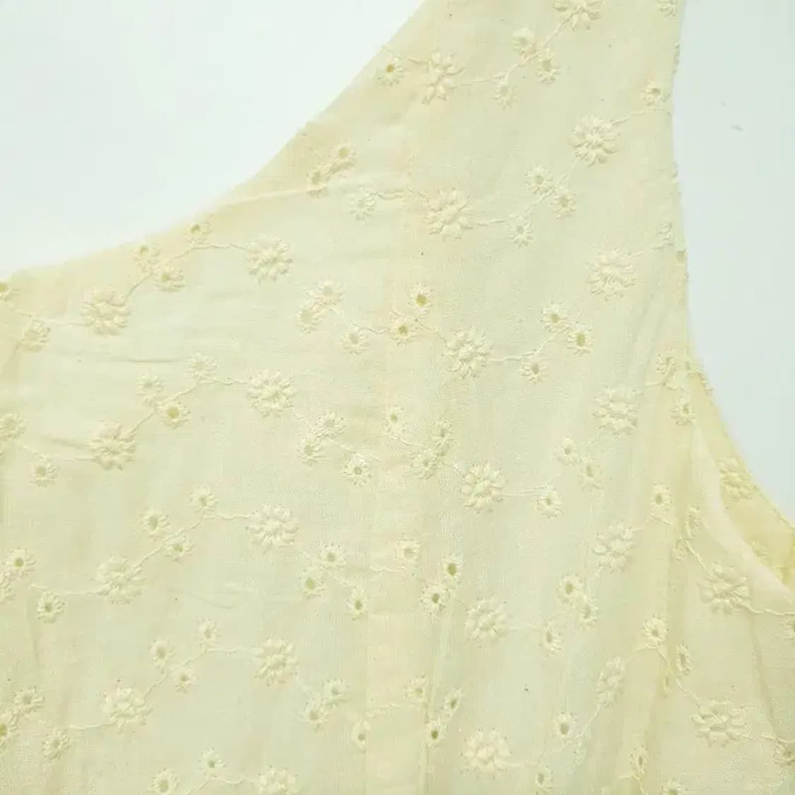 민소매 플라워 자수 롱 원피스 F_S1090 상품이미지3