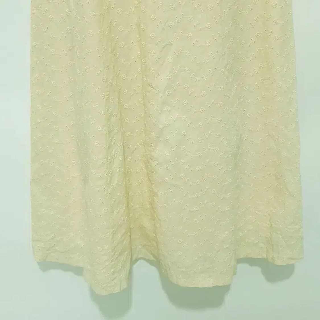 민소매 플라워 자수 롱 원피스 F_S1090 상품이미지4