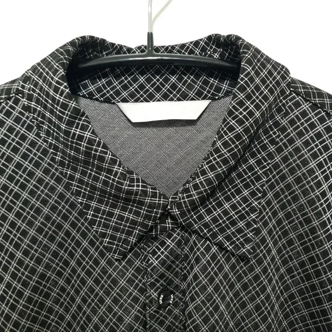 링스 골프 남성 기능성 체크 반팔 카라티 L_S1078 상품이미지2