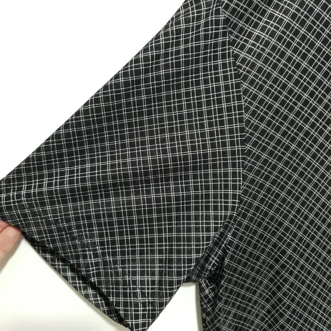 링스 골프 남성 기능성 체크 반팔 카라티 L_S1078 상품이미지4