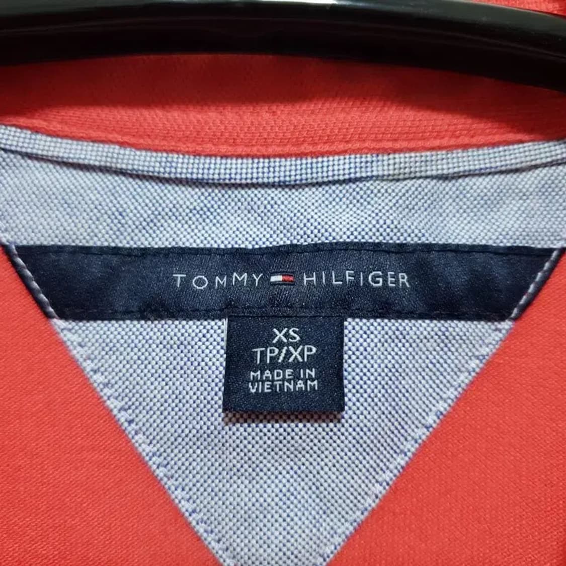 타미힐피거 여성 브이넥 오픈카라 반팔 XS_S1089 상품이미지6