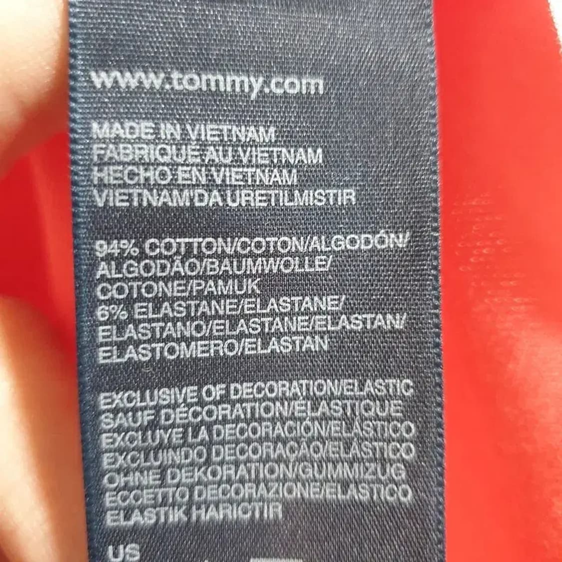 타미힐피거 여성 브이넥 오픈카라 반팔 XS_S1089 상품이미지7