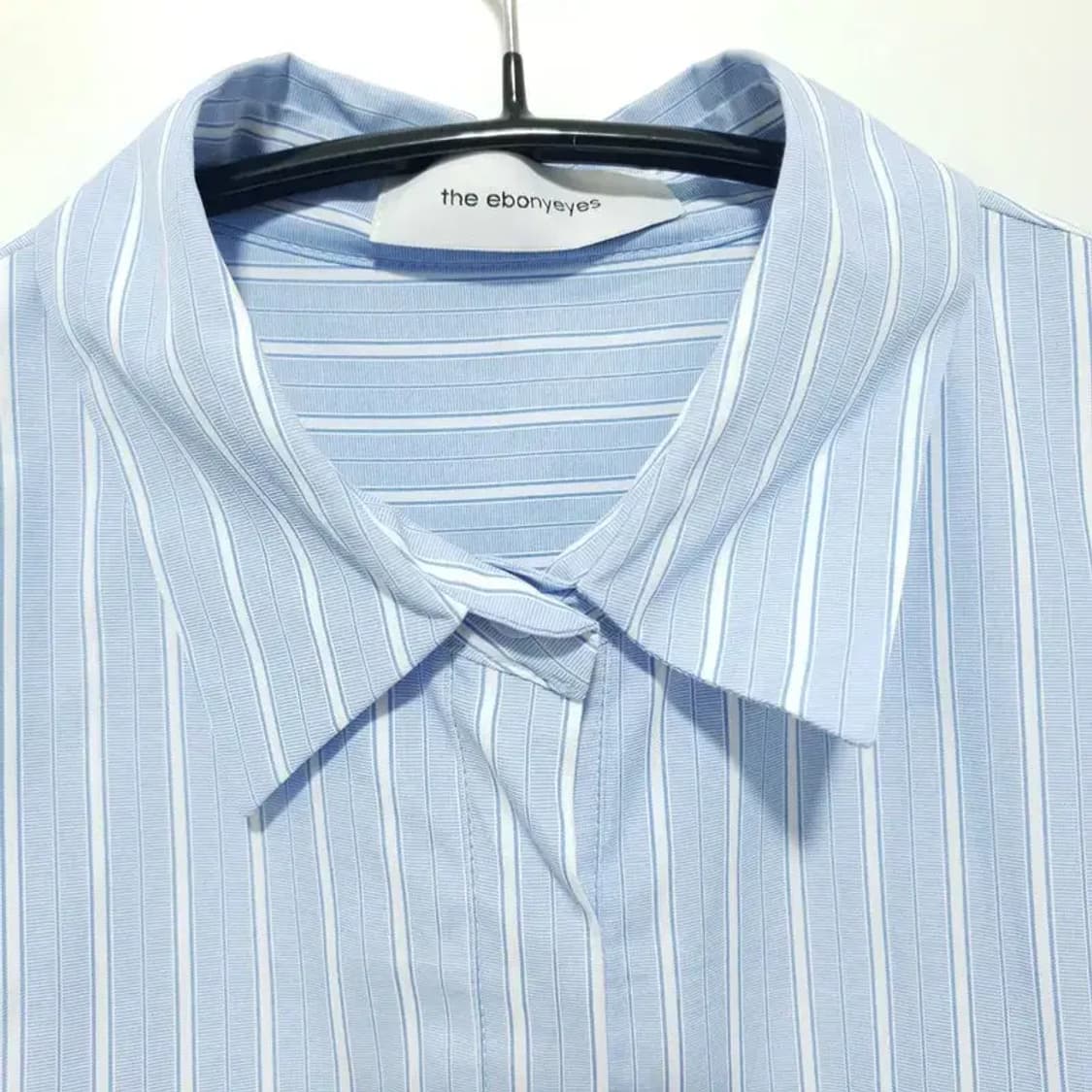 더에보니아이즈 스트라이프 캉캉 블라우스 F_S1087 상품이미지2