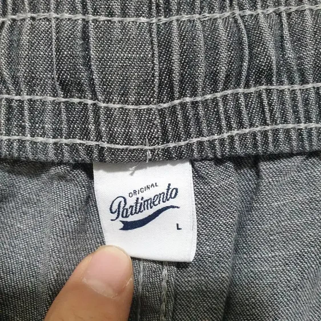 파르티멘토 스톤 워싱 데님 와이드 이지 팬츠 L_S1116 상품이미지6