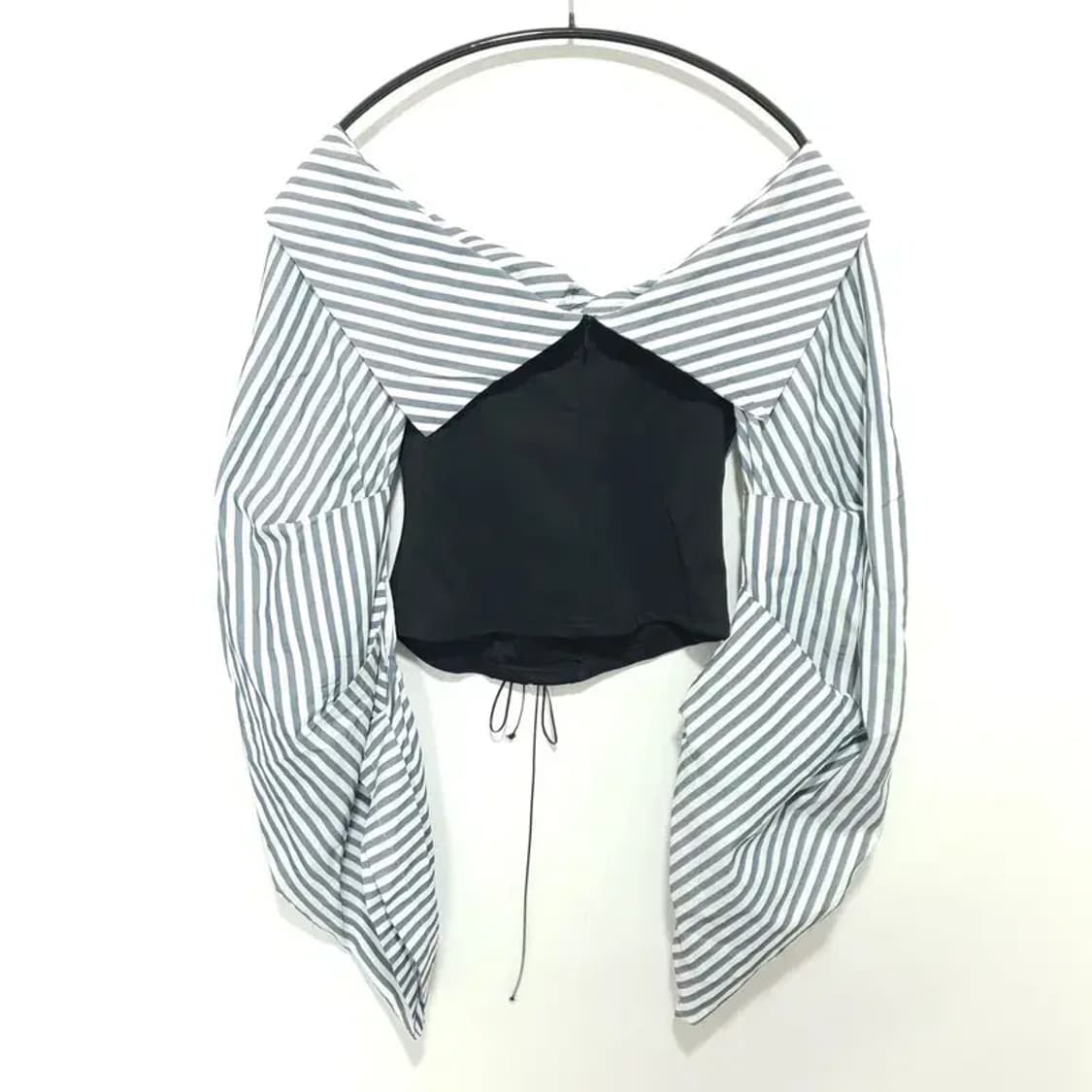 오프숄더 코르셋 블라우스 F_M1125 상품이미지6