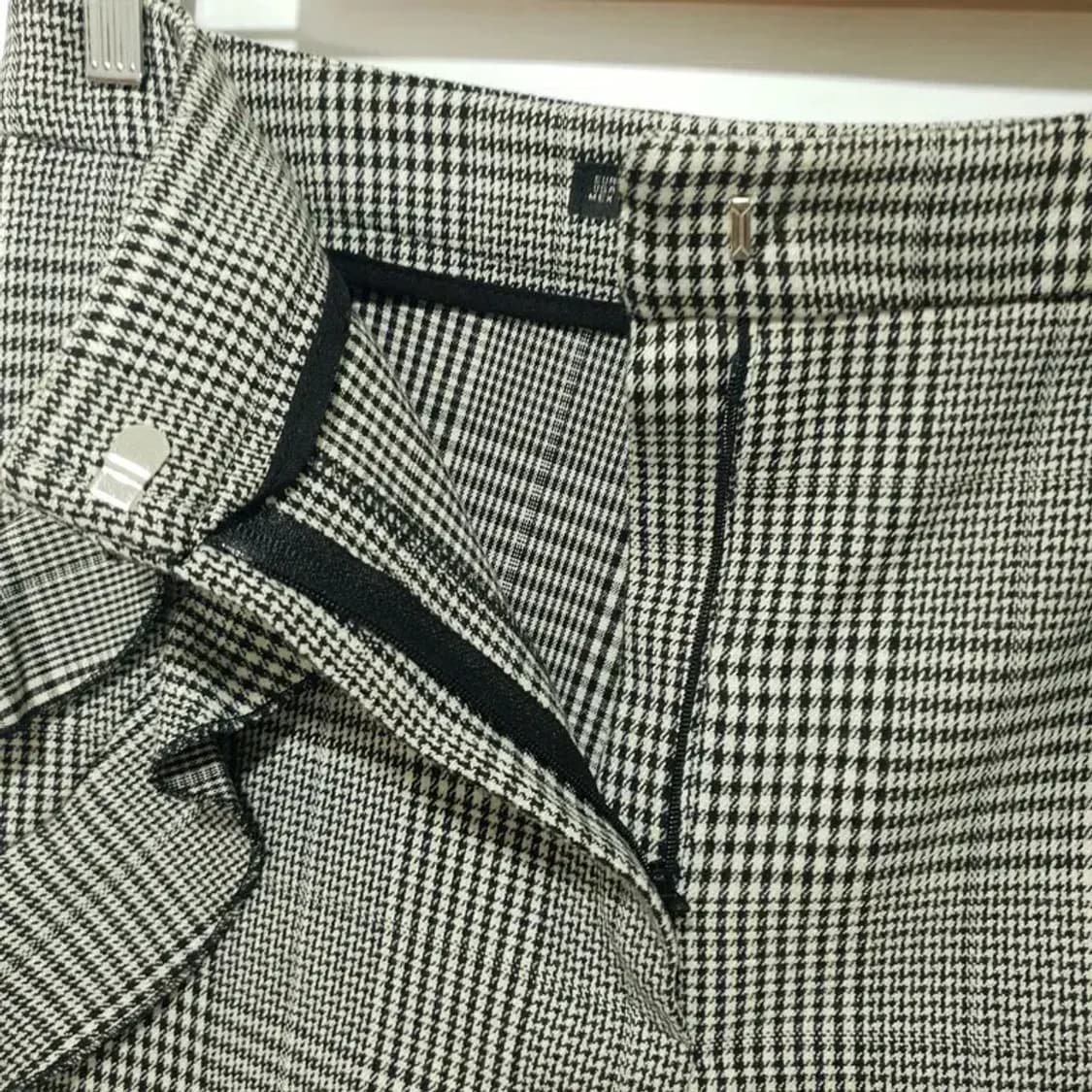 자라 여성 체크 반바지 L_M1128 상품이미지3