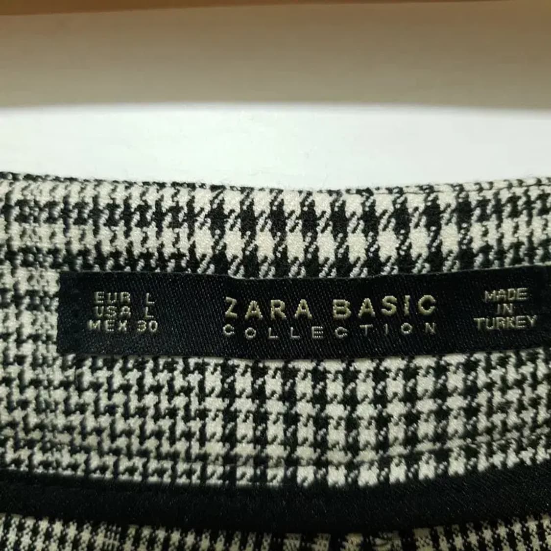 자라 여성 체크 반바지 L_M1128 상품이미지4