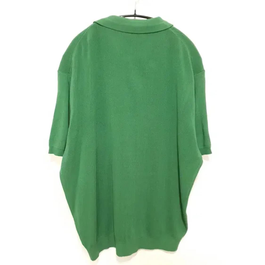 키뮤어 남성 쿨 린넨라이크 오픈 카라 반팔 니트 XL_S1119 상품이미지5