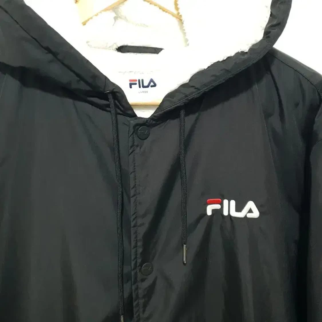 휠라 양털 벤치 코트 롱 자켓 L_W0277 상품이미지2